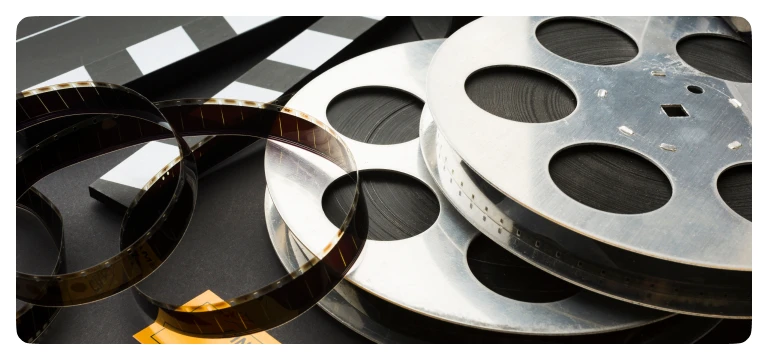 Pellicole cinematografiche e ciak