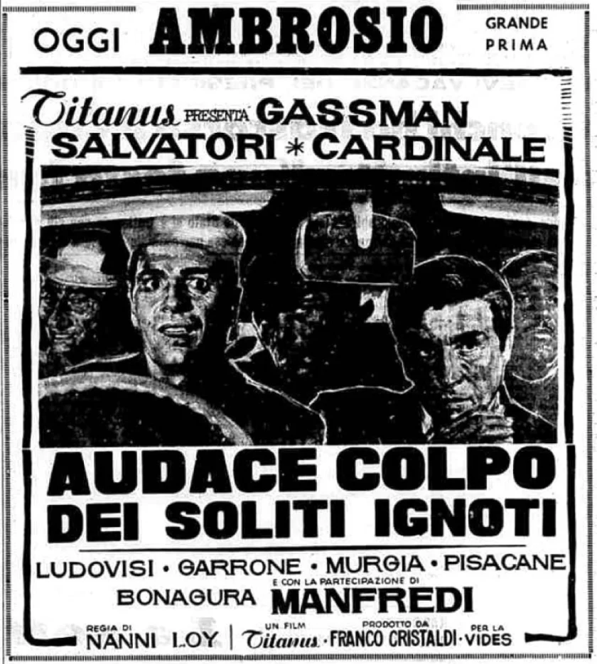 Audace colpo dei soliti ignoti