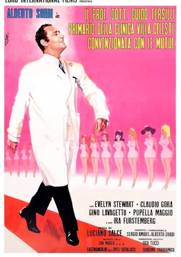 Il prof. dott. Guido Tersilli primario della clinica Villa Celeste convenzionata con le mutue