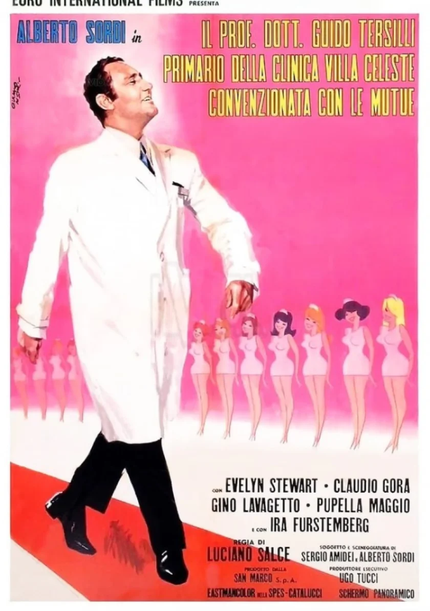 Il prof. dott. Guido Tersilli primario della clinica Villa Celeste convenzionata con le mutue