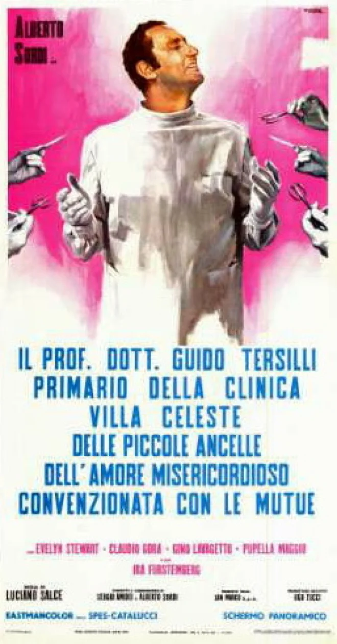 Il prof. dott. Guido Tersilli primario della clinica Villa Celeste convenzionata con le mutue