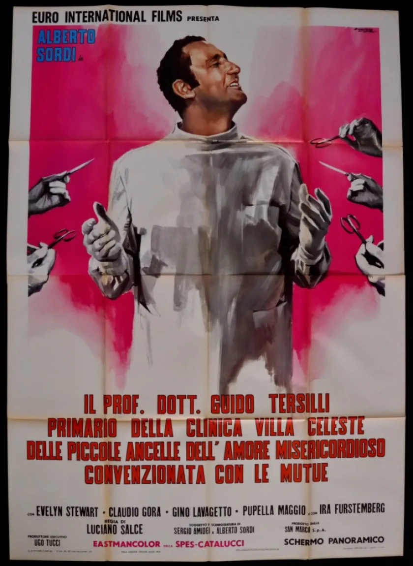 Il prof. dott. Guido Tersilli primario della clinica Villa Celeste convenzionata con le mutue