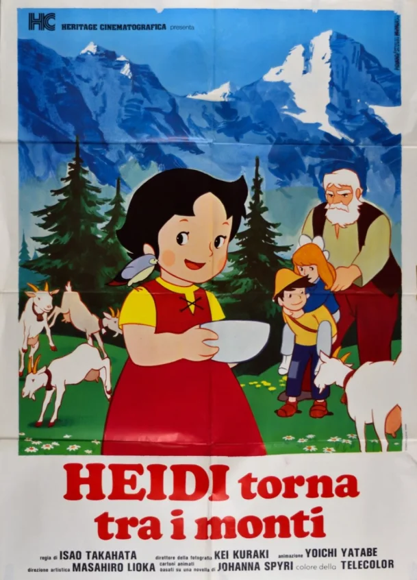 Heidi torna tra i monti