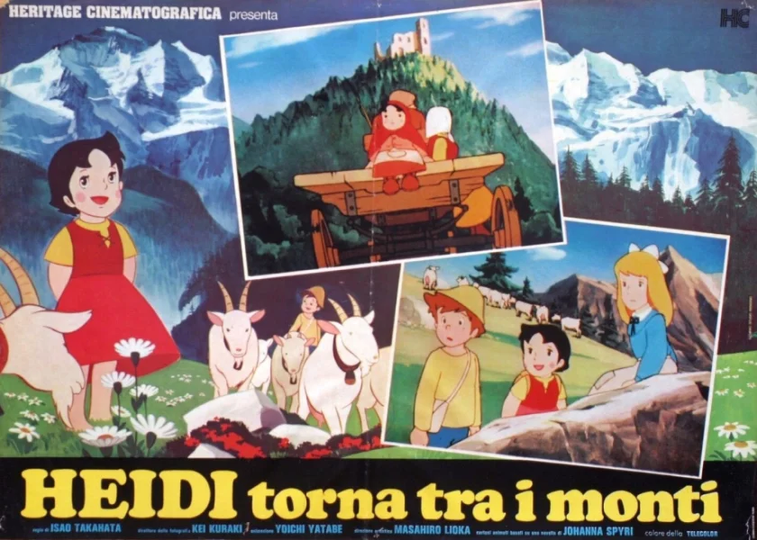 Heidi torna tra i monti