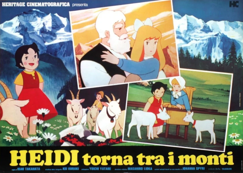 Heidi torna tra i monti