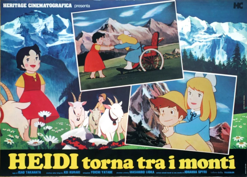 Heidi torna tra i monti