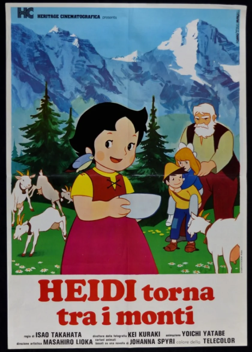 Heidi torna tra i monti