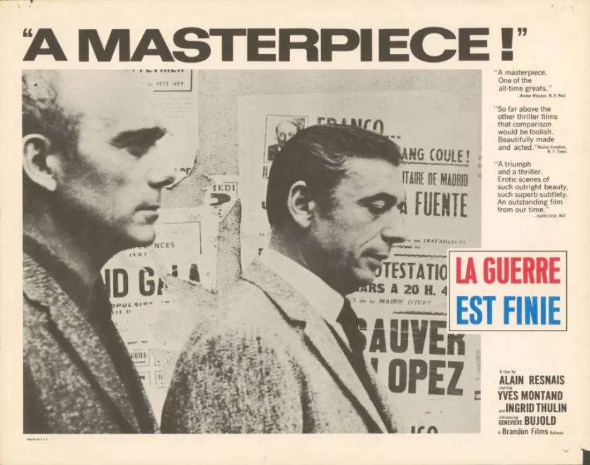 La guerre est finie