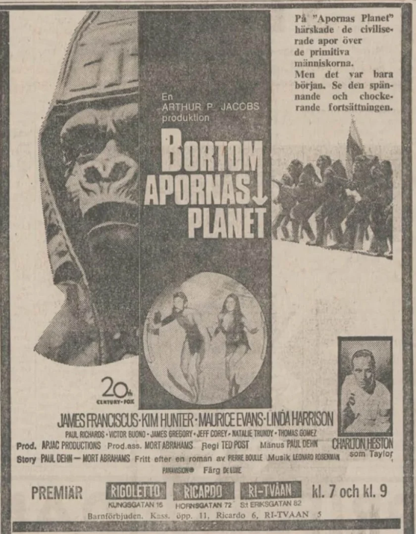 Beneath the Planet of the Apes