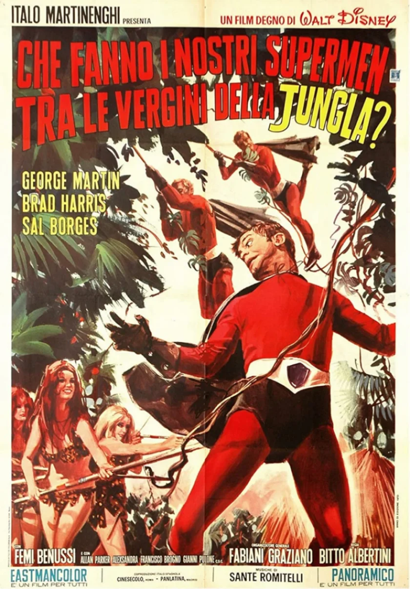 Che fanno i nostri supermen tra le vergini della jungla?
