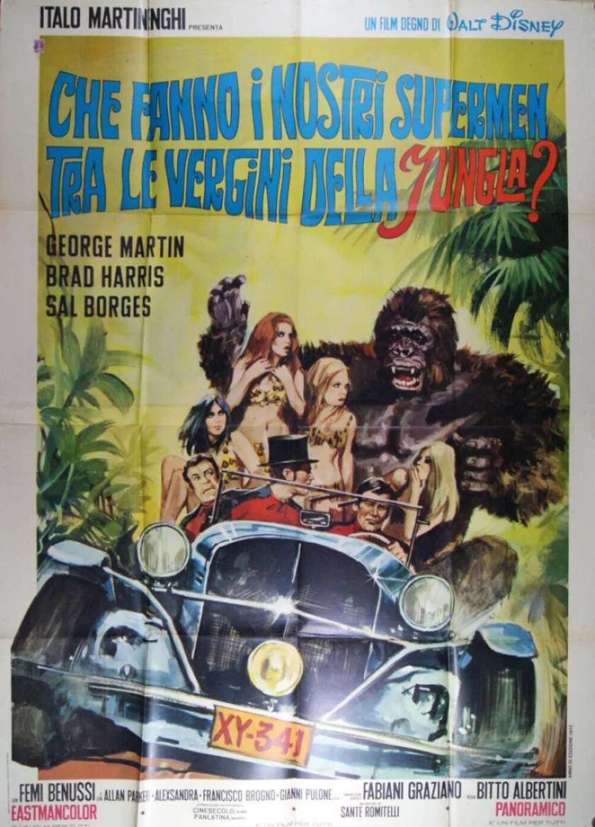 Che fanno i nostri supermen tra le vergini della jungla?
